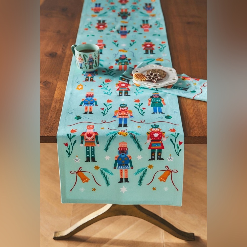 Anthropologie Nutcracker Table Runner NWT